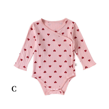 【BABY】北欧風蝶結び、ハートロンパース、レギンスSK101323