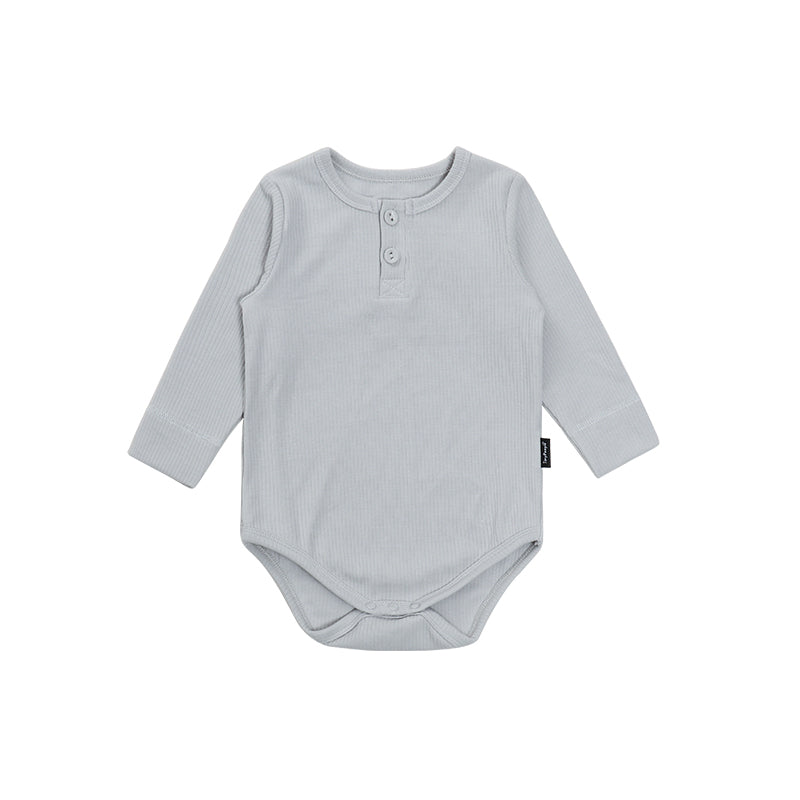 【BABY&KID】北欧風 リブ無地ロンパースSK012517