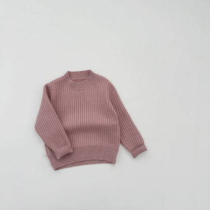【BABY&KID】冬新作あったか無地ニットセーターSK103014