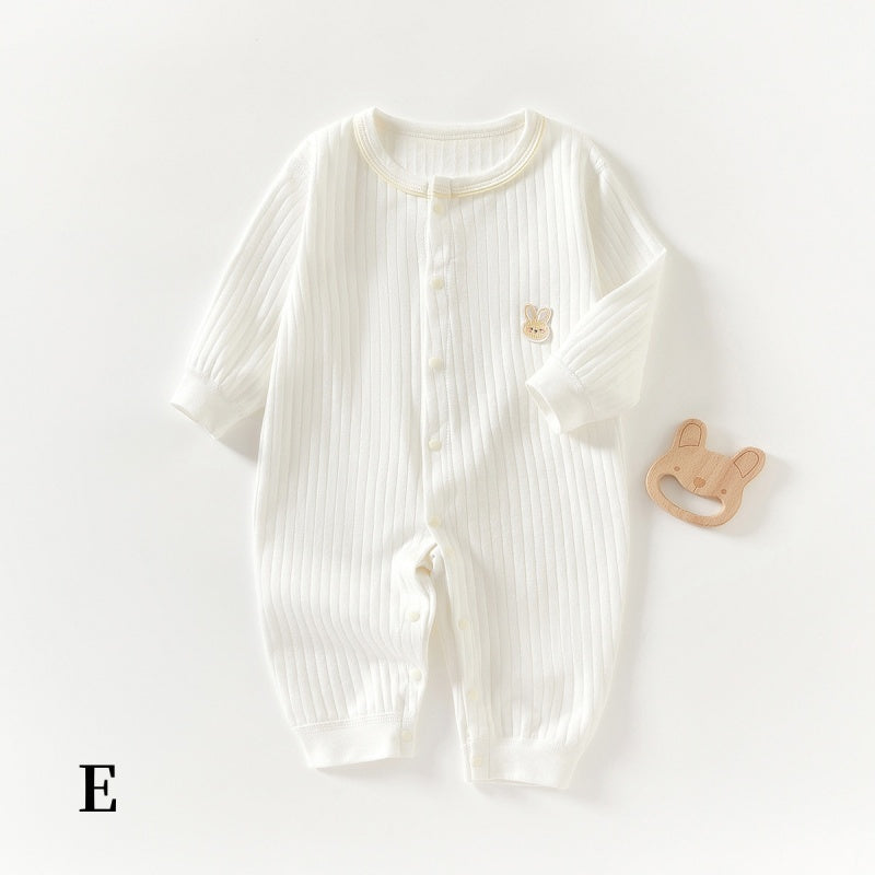 【BABY】北欧風うさぎアップリケ綿カバーオールSK104411