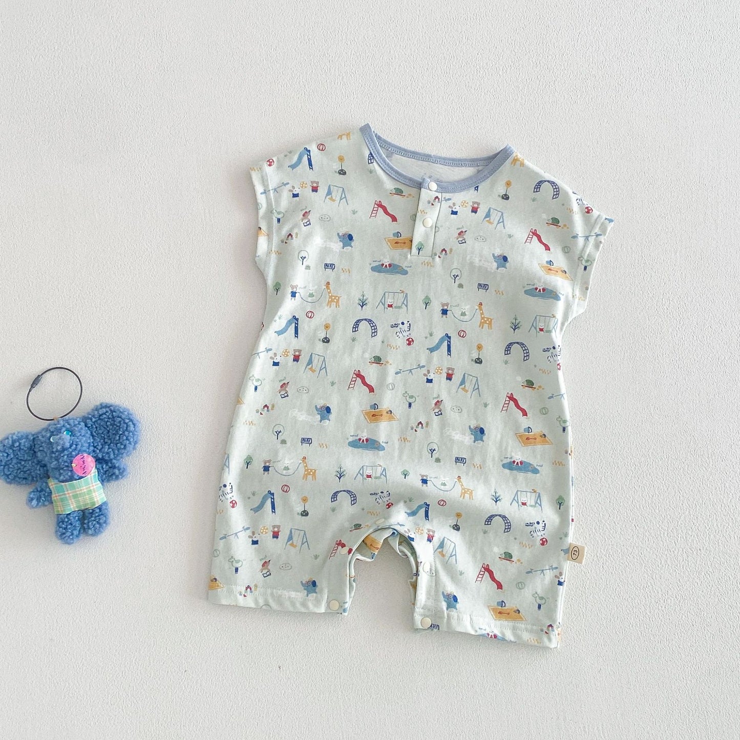 【BABY&KID】夏新作 カートゥーンカバーオールSK105120