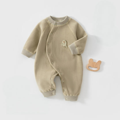 【BABY】北欧風恐竜ワッペンフリースカバーオールSK108415