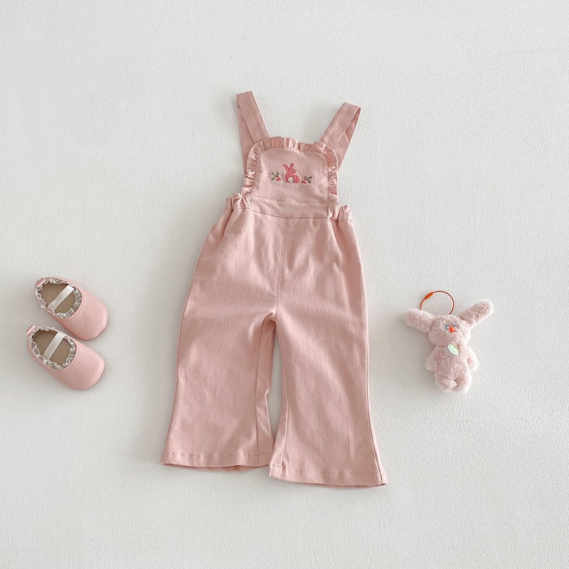 【BABY&KID】娃娃襟ブラウス、ピンクサロペットSK104317