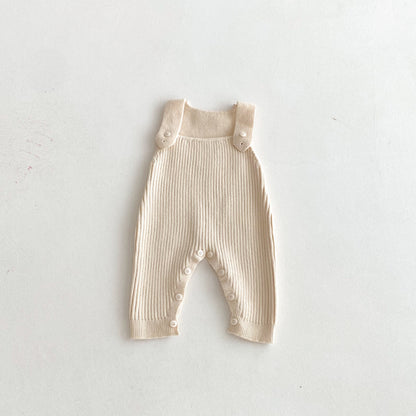 【BABY】シンプルニットサロペットSK092529