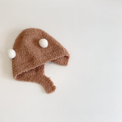 【HAT】ダブルポンポンニット帽子SK101623