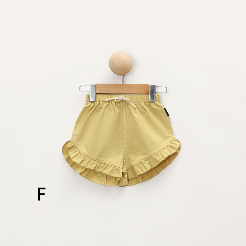 【BABY&KID】夏新作 北欧風薄手コットンショートパンツSK092018