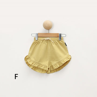 【BABY&KID】夏新作 北欧風薄手コットンショートパンツSK092018