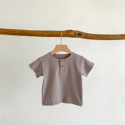 【BABY】夏新作 ワッフルベアロンパース 、半袖トップスSK080302