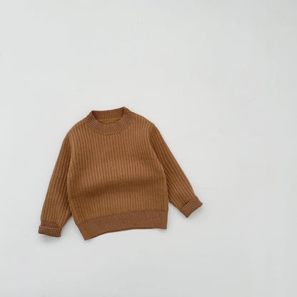 【BABY&KID】冬新作あったか無地ニットセーターSK103014