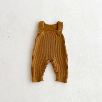【BABY】シンプルニットサロペットSK092529