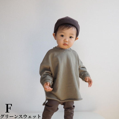 【親子】ゆったりロンパース、スウェットSK101557