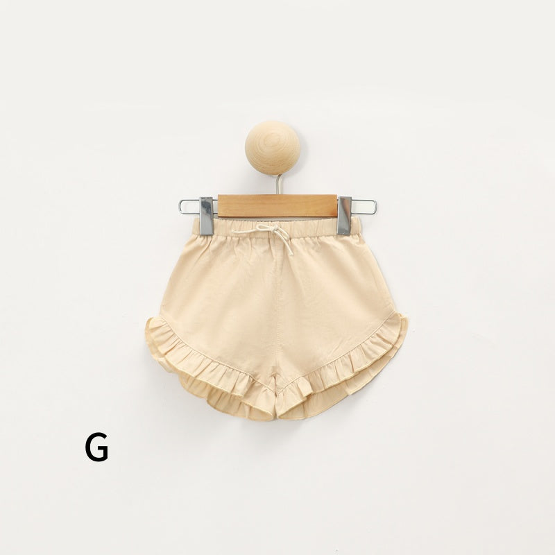 【BABY&KID】夏新作 北欧風薄手コットンショートパンツSK092018