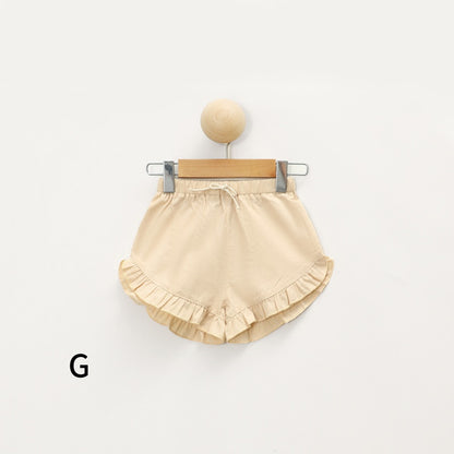 【BABY&KID】夏新作 北欧風薄手コットンショートパンツSK092018