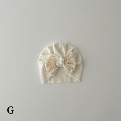 【HAT】花柄レースベビーボンネットSK101630