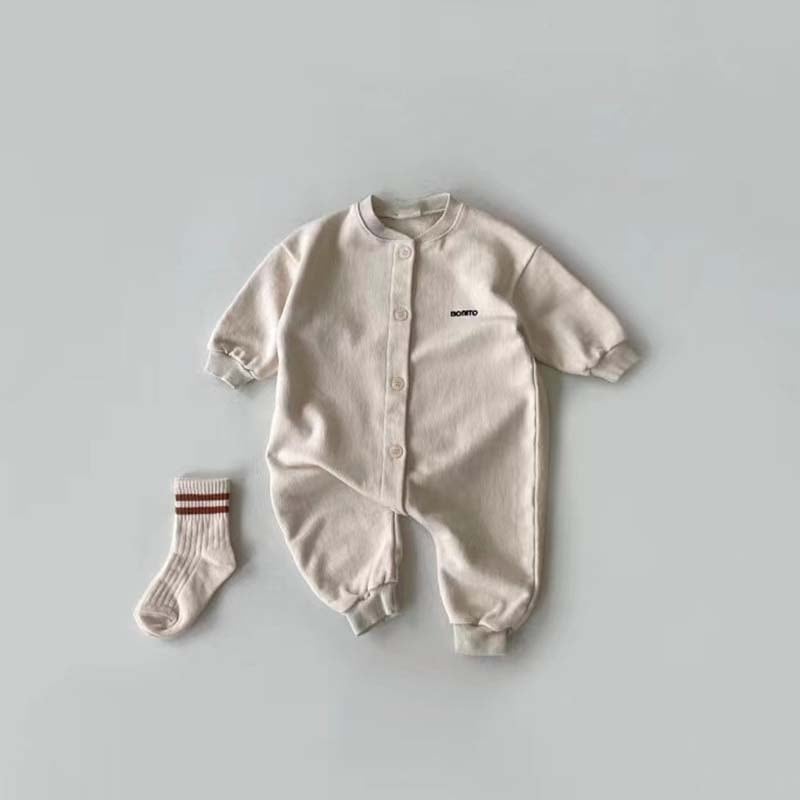 【BABY】韓国風英字刺しゅう入りロングパンツ全３色SK11358