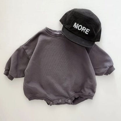【BABY&KID】シンプルデザインロンパース　全5色SK11353