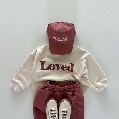 【BABY&KID】デザイン感ボーダー柄セットアップ　全2色SK11400