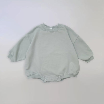 【BABY&KID】シンプルデザインロンパース　全5色SK11353