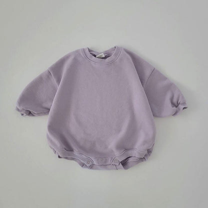 【BABY&KID】シンプルデザインロンパース　全5色SK11353