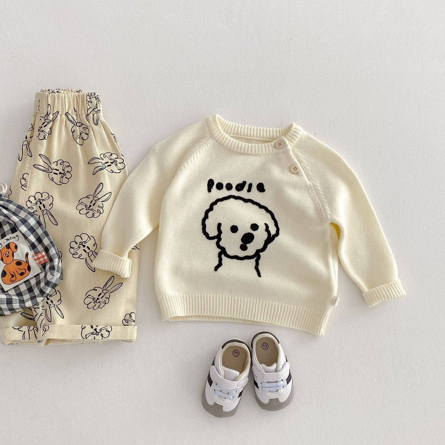 【BABY&KID】ペット柄可愛いセーターSK030718