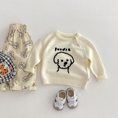 【BABY&KID】ペット柄可愛いセーターSK030718