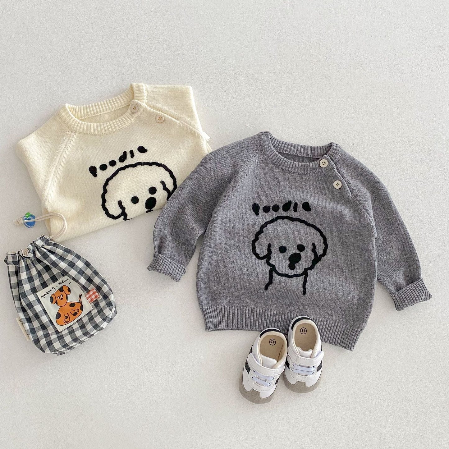 【BABY&KID】ペット柄可愛いセーターSK030718
