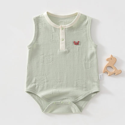 【BABY】夏新作かにモチーフロンパースSK106307