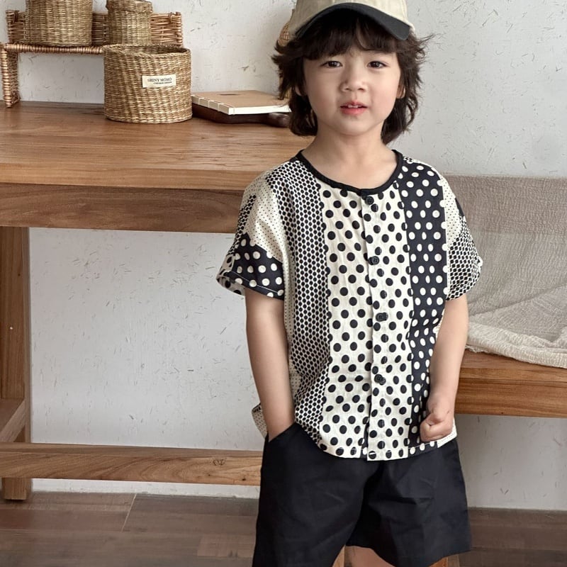 【BABY&KID】夏新作 オシャレドットセットアップ、ワンピースSK0631012