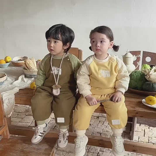 【BABY】象柄のセットアップSK11538